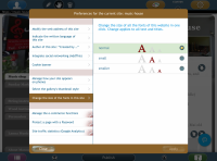 2-pane setting menus are quick to browse.